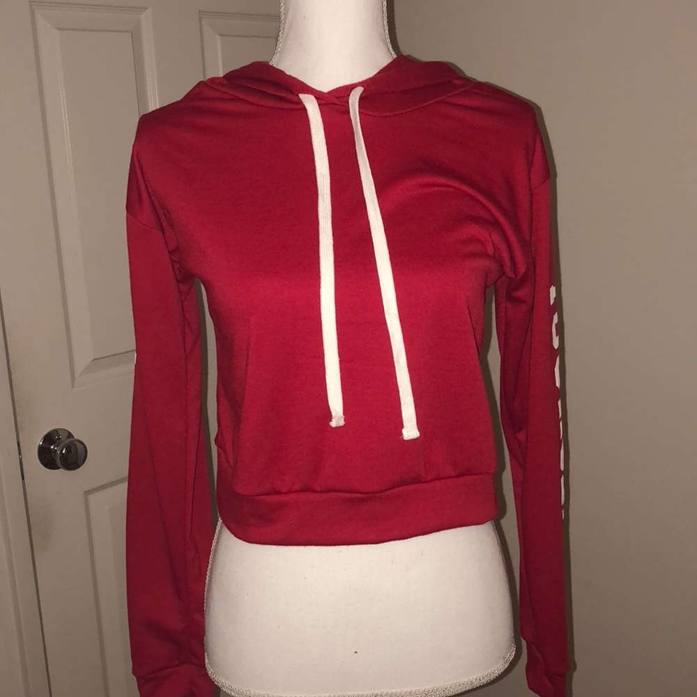 Red/burgundy longe sleeve